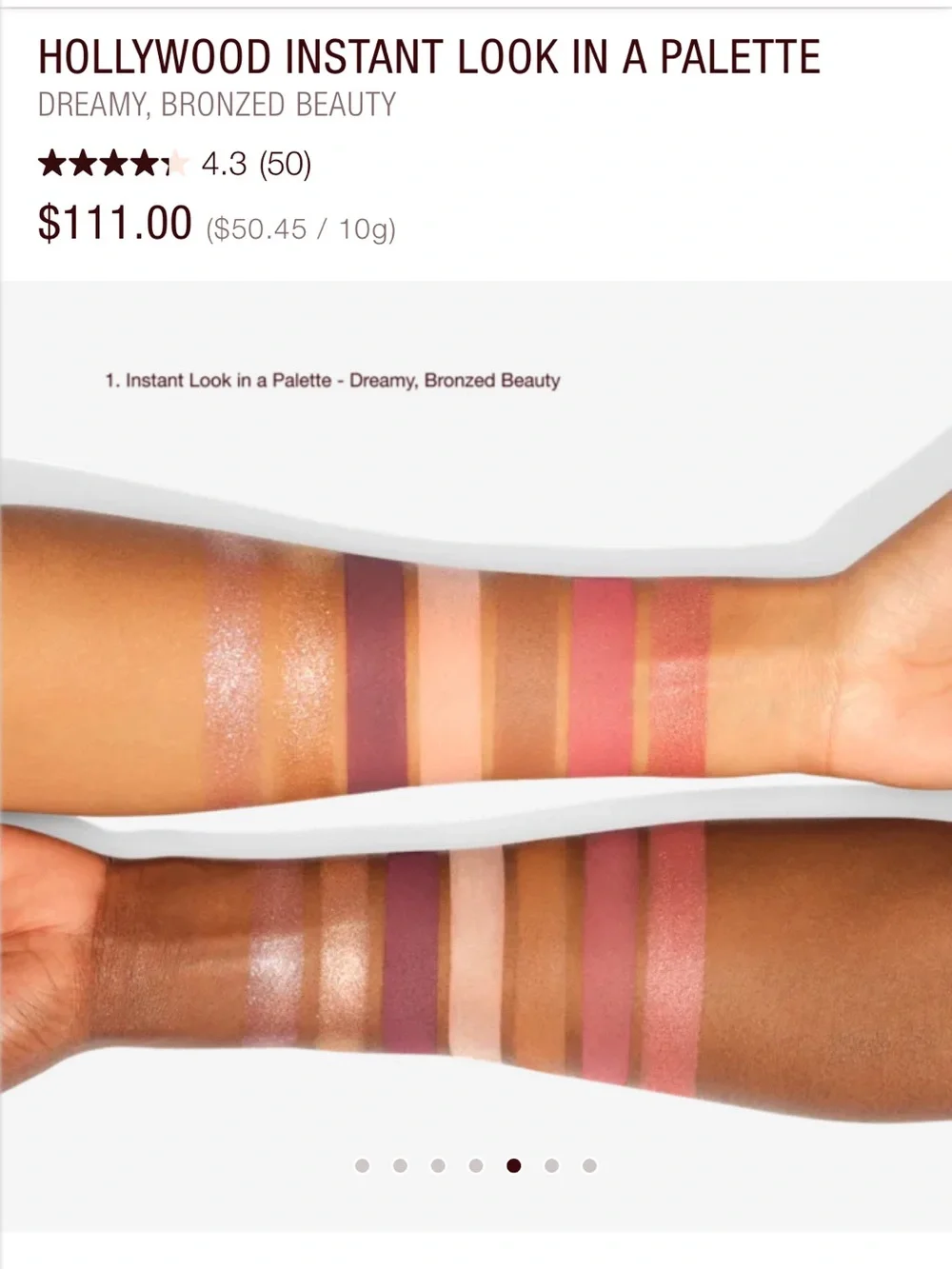 Charlotte Tilbury Hollywood Instant Look in a Palette. Bronzed Beauty.